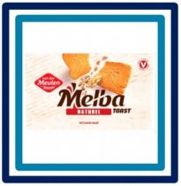 203972 Van der Meulen Meulen Melba Toast Naturel 120 gram