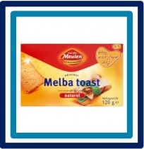 Van der Meulen Melba Toast Naturel 120 gram
