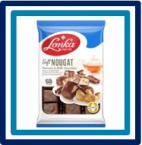 Lonka Soft Nougat Pinda's & Melkchocolade 220 gram