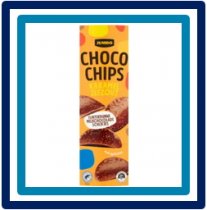 395526 Huismerk Choco Chips Karamel Zeezout 125 gram