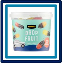 Huismerk Drop Fruit 200 gram