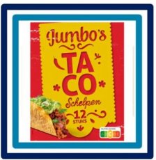 535712 Huismerk Taco Schelpen 12 stuks