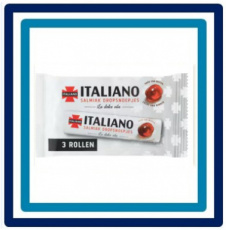 554253 Italiano  Salmiak Dropsnoepjes 3 stuks 99 gram