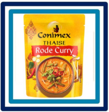 575126 Conimex Pasta Thaise Rode Curry 90 gram