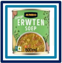 Huismerk Stevige Erwtensoep 800 ml