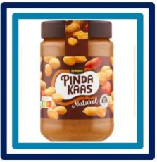 Huismerk Pindakaas Naturel 600 gram