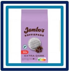 Huismerk Koffiepads Extra Dark 56 stuks