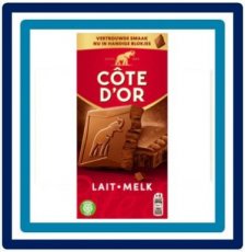 674328 Côte D'or Melk 180 gram