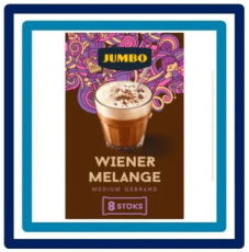 732339 Huismerk Oploskoffie Wiener Melange 8 stuks